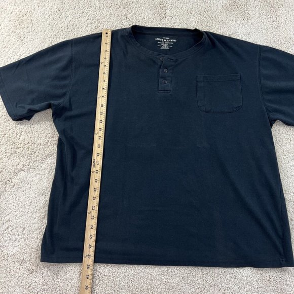 Most Wanted Mens Polo shirt XXL Black Short Sleeve - Picture 4 of 11